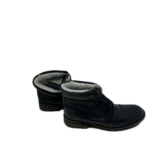 Arider Lined Black Combat Boots Mens 9 Lace Up - Picture 3 of 7